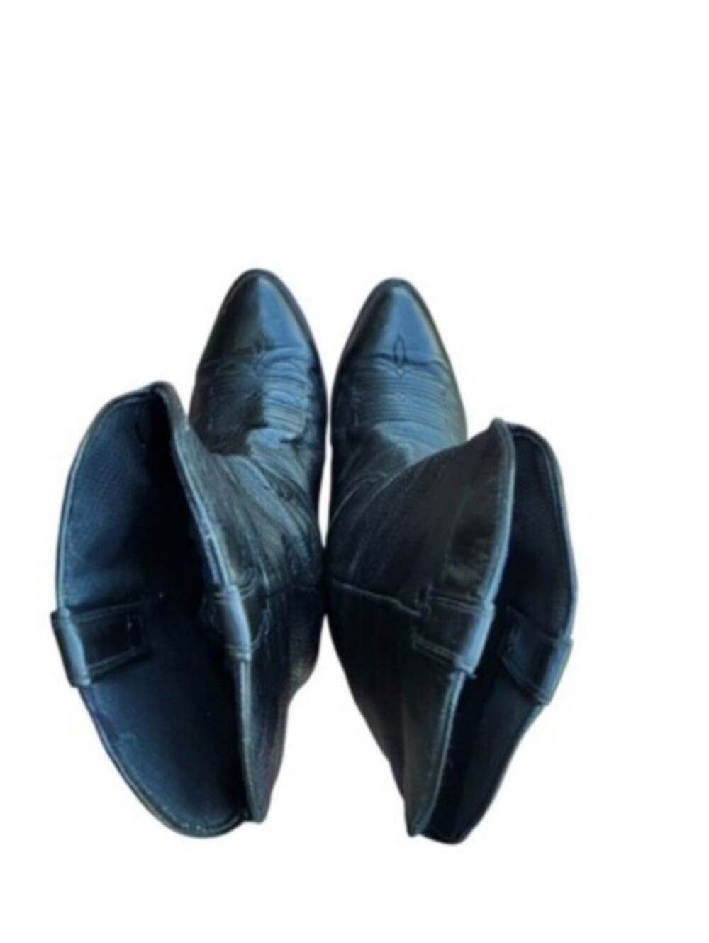 Durango Black Leather Pull On Cowboy Western Ranch Horse Riding Barn Boot Men 10 - Picture 6 of 14